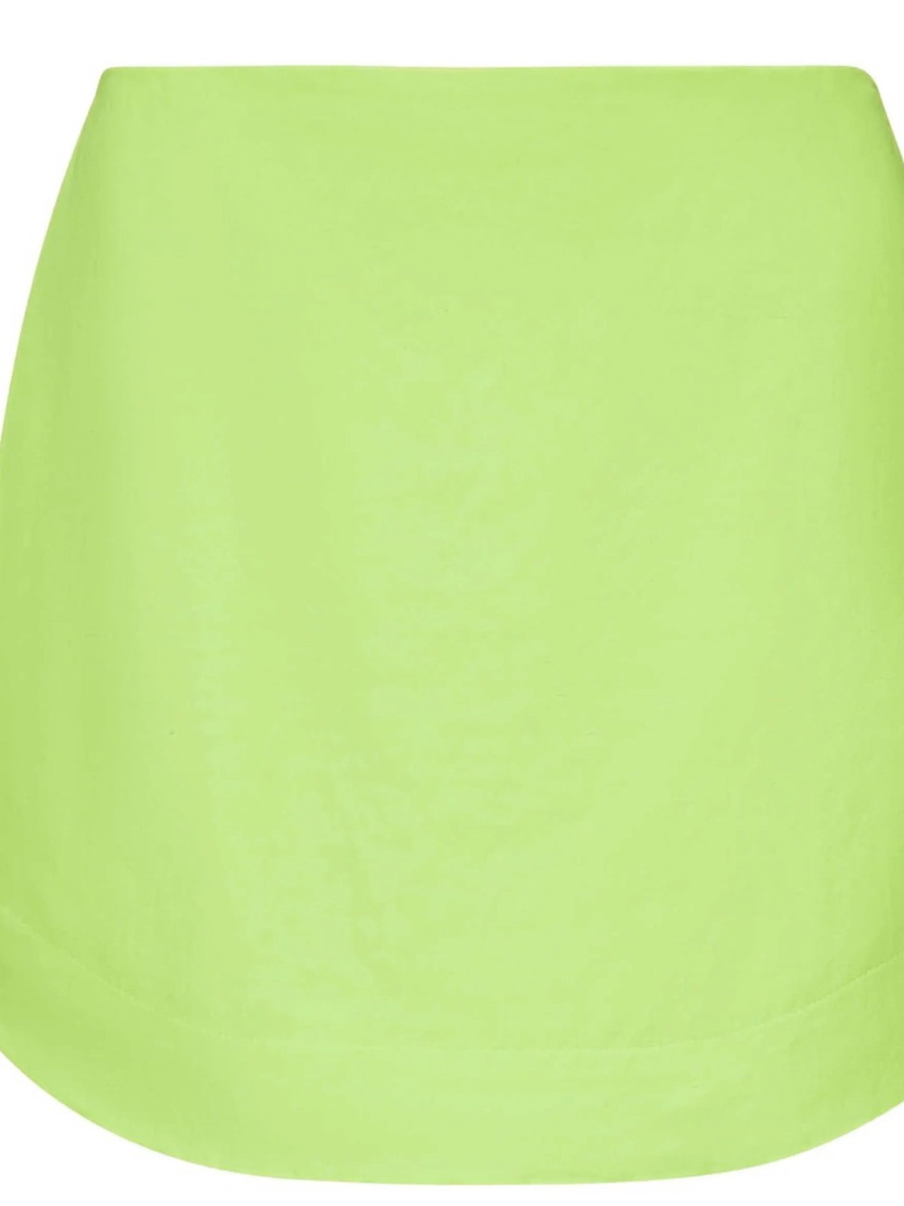 JW ANDERSON Neon Lime Mini Skirt